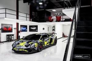 Lamborghini Aventador LP750-4 Superveloce in Urban Camo by Novitec Todaro on Vossen Wheels (NV1) 2016 года
